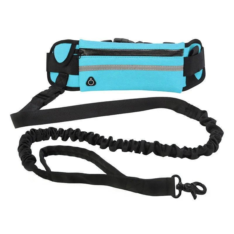 Hands-Free Dog Leash with Waist Bag