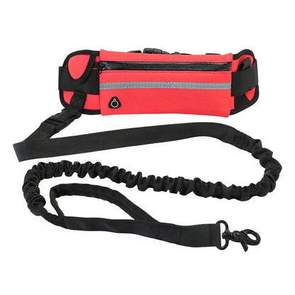 Hands-Free Dog Leash with Waist Bag